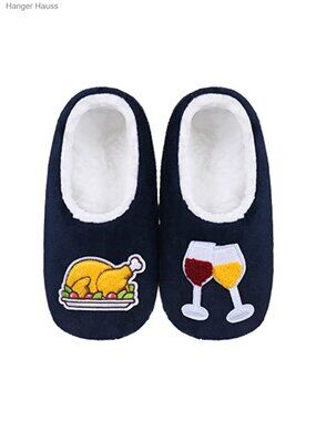 Coral Velvet Slipper Socks with Grips, Cozy House Slippers for Women